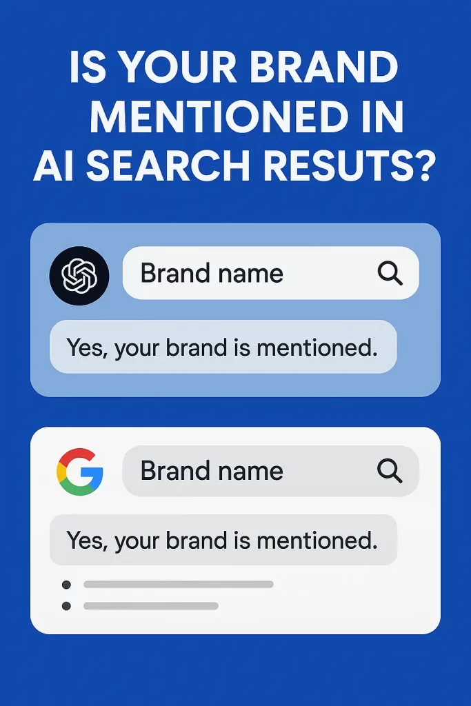 Is your brand mentioned in AI search results