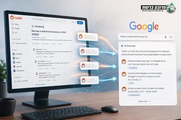 שיווק ב-Reddit והשפעתו על Google ומנועי AI